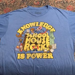 School House Rock shirt.